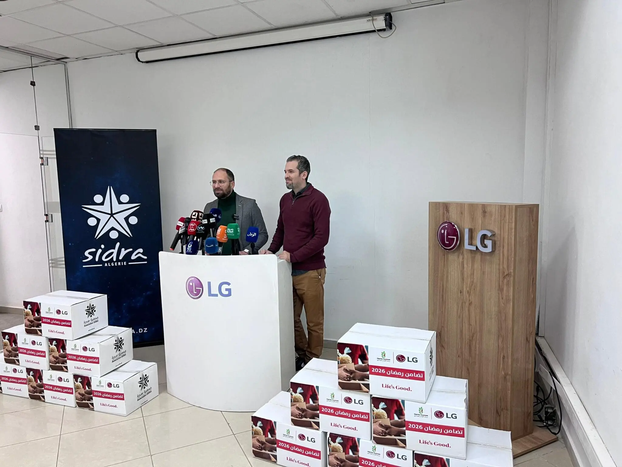 LG Electronics Algérie distribue 170 paniers alimentaires pour le Ramadan