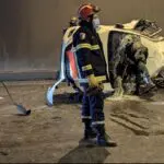 Images. Dérapage fatal sur l&rsquo;autoroute de Blida : le renversement d&rsquo;une voiture fait 4 morts