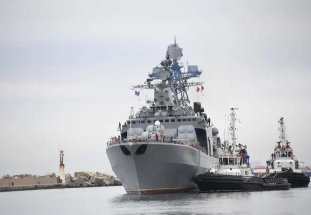 Coopération militaire : des navires de la flotte russe accostent au port d&rsquo;Alger