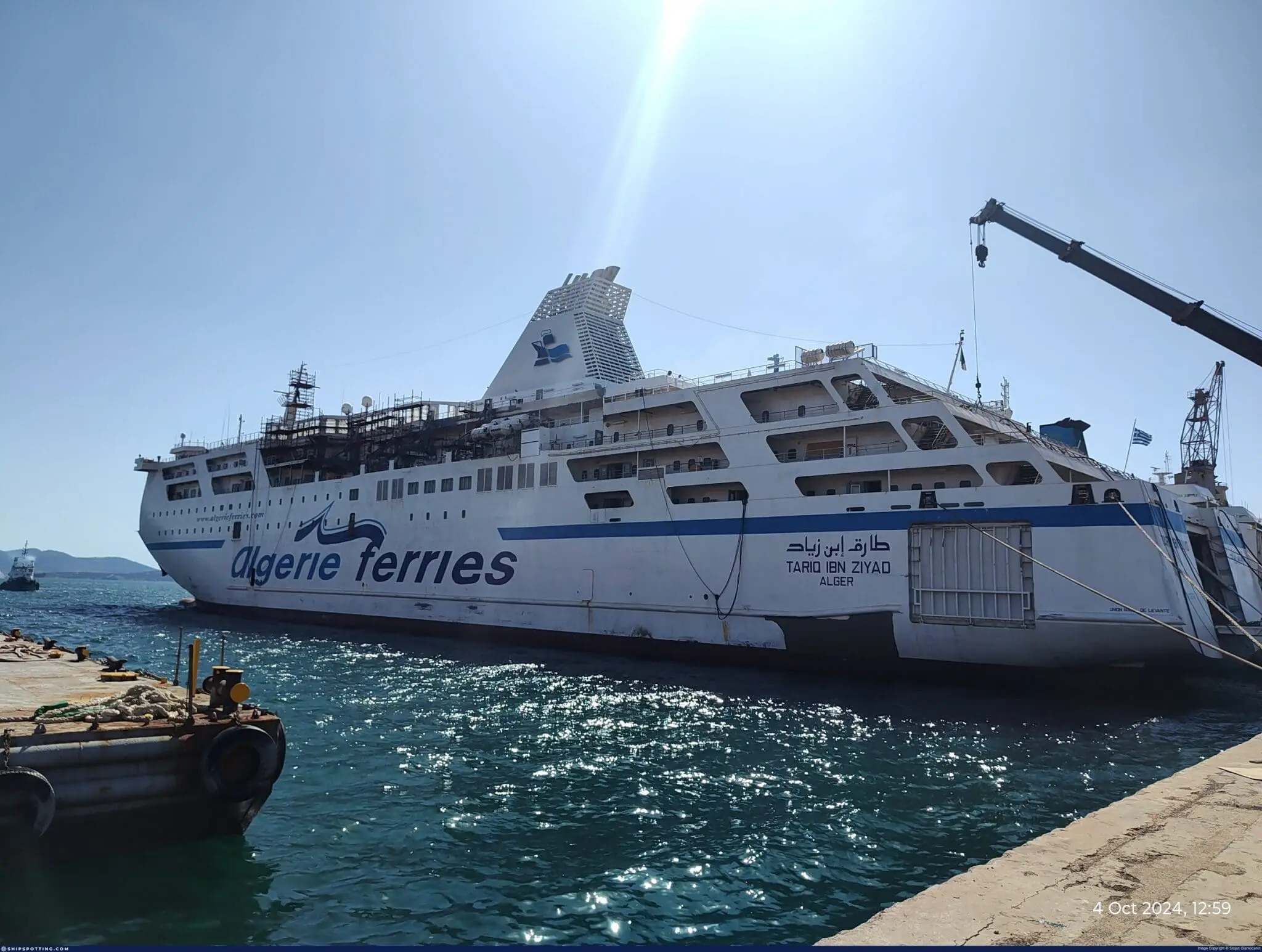 Algérie Ferries : le Tariq Ibn Ziyad de retour après 3 ans de rénovation en Grèce