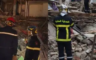 Effondrement d’un immeuble à Constantine : la Protection civile intervient pour secourir un blessé