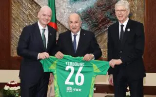 Infantino remet un cadeau à Tebboune et se rend à Tlemcen pour inaugurer ces infrastructures