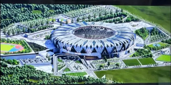 Découvrez les photos du nouveau stade de Béjaïa de 30.000 places