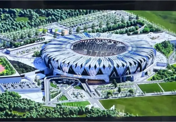 Découvrez les photos du nouveau stade de Béjaïa de 30.000 places