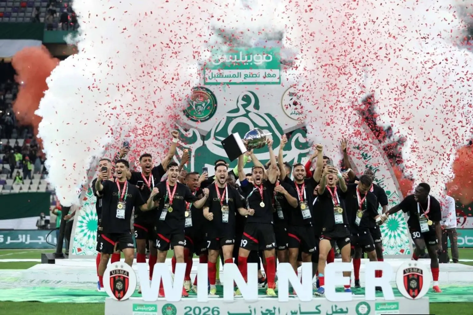Finale Coupe d’Algérie : l’USMA bat le CRB et s’offre la Décima