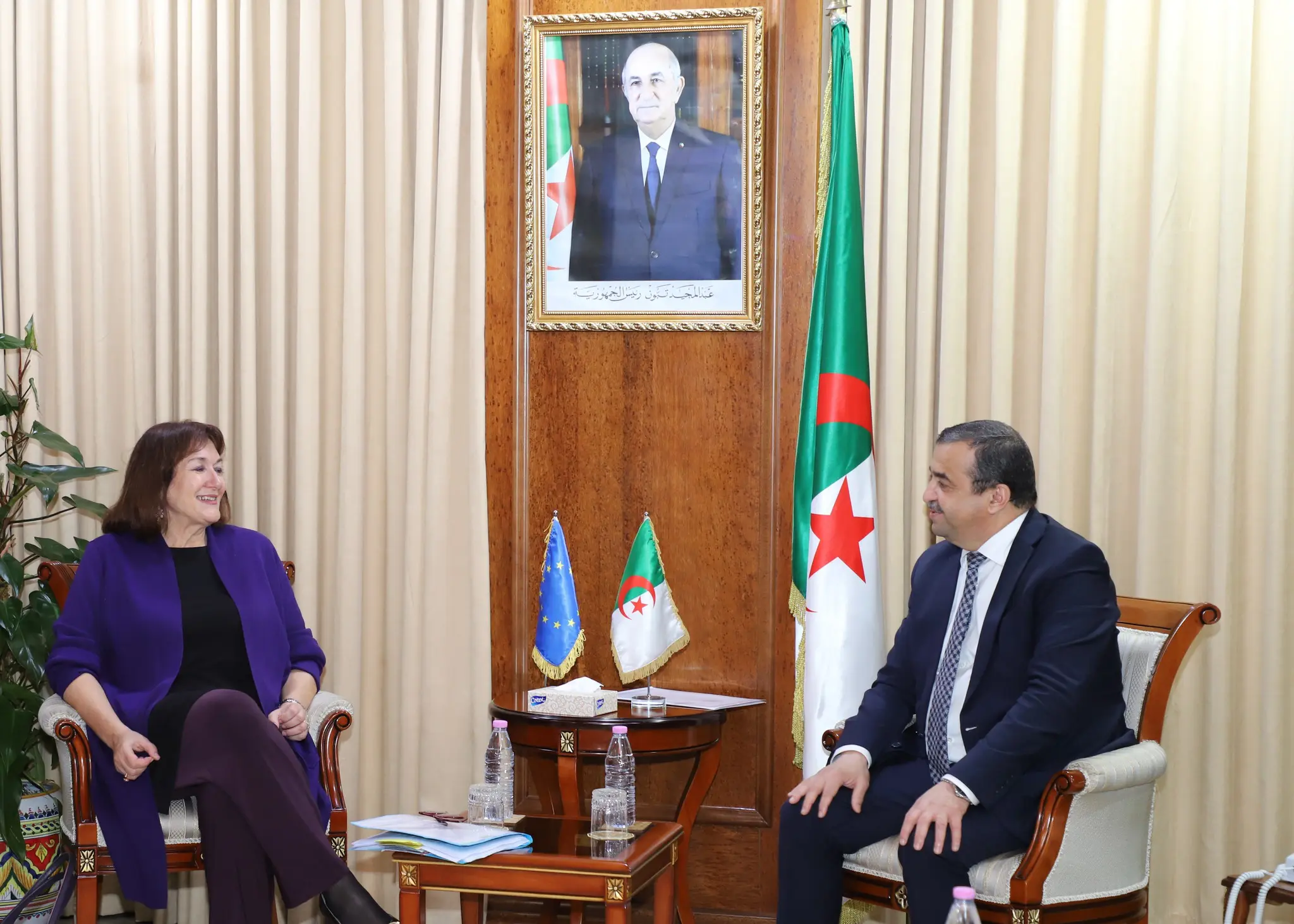 Hydrocarbures : le signal clair d’Alger à l’UE lors de la visite de la commissaire européenne Šuica