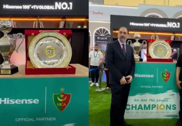 FIA 2026 : Hisense Algérie célèbre sur son stand le championnat et la Supercoupe du MC Alger