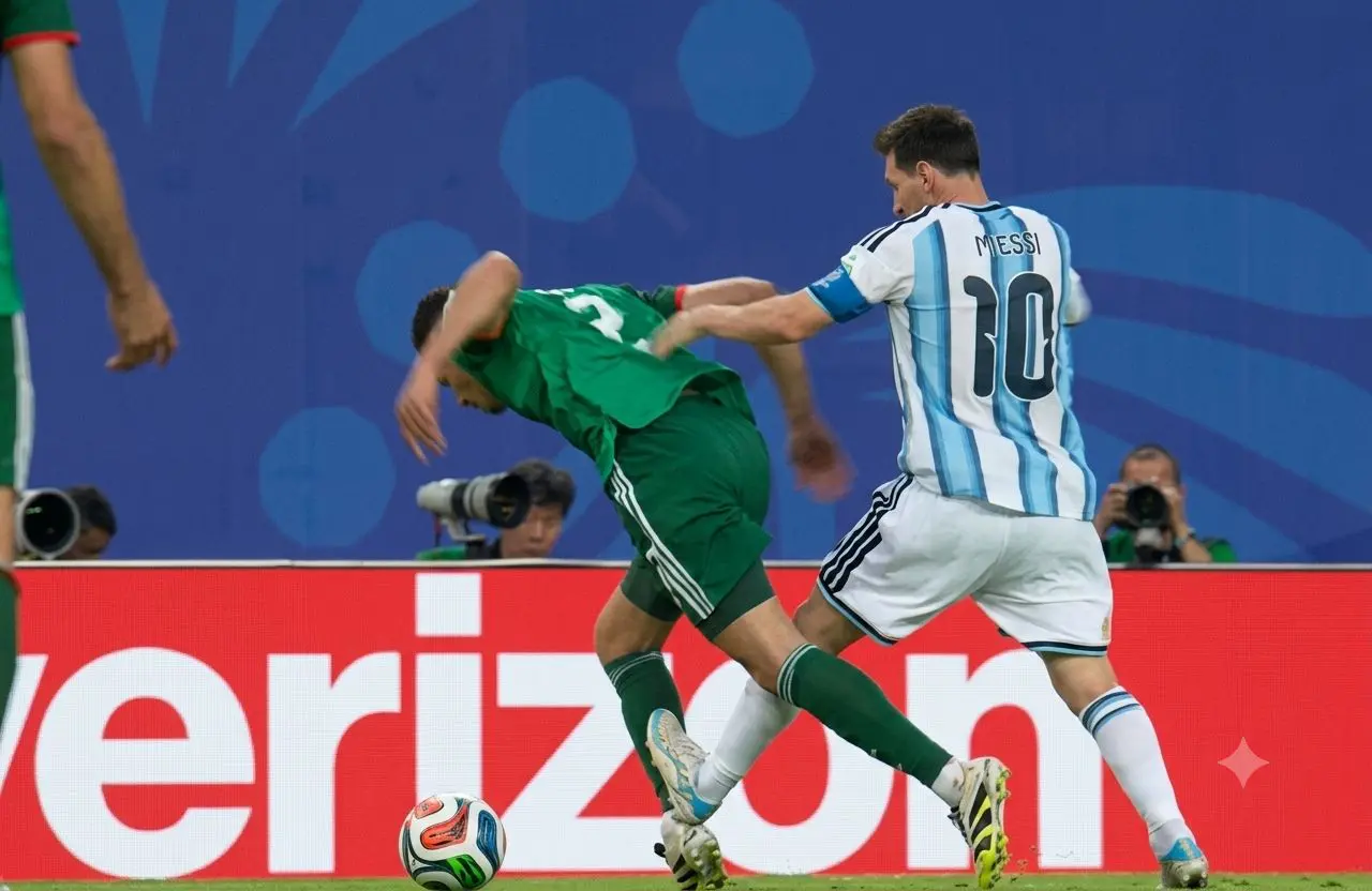 Algérie – Argentine : le carton rouge « non accordé » à Messi fait polémique !