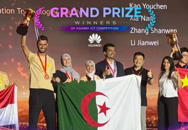 Huawei ICT Competition 2026 : 3 étudiants algériens décrochent le grand prix du concours en Chine
