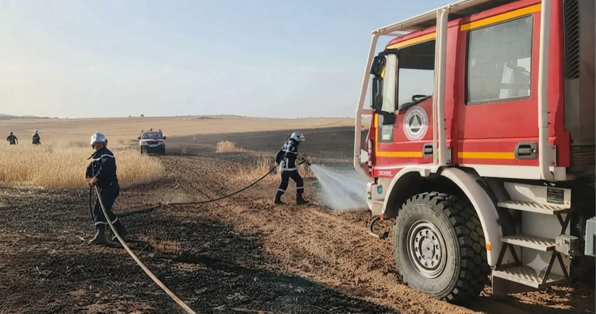 Incendies en Algérie : voici les 13 wilayas où les feux restent restent actifs