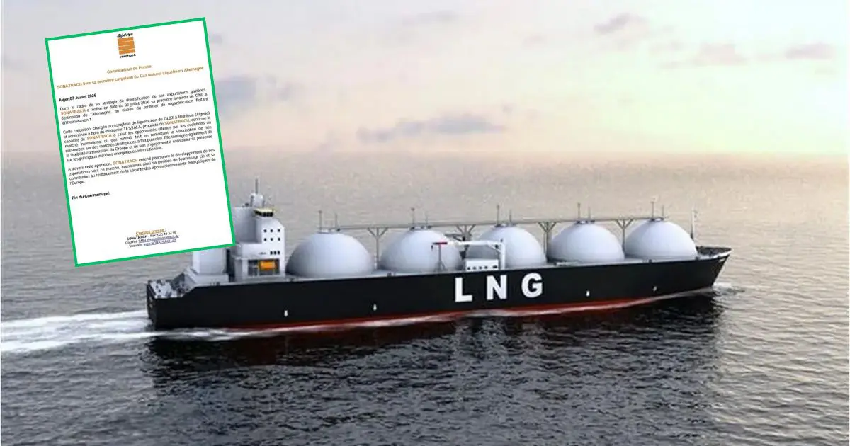 Énergie : SONATRACH signe une première historique avec ce géant européen