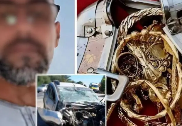 Annaba : Il retrouve un coffret d’or dans les décombres d’un grave accident et décide de le rendre