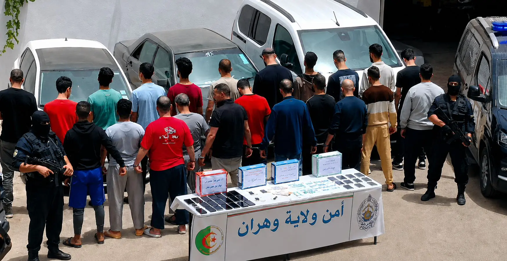 18 Marocains arrêtés à Oran dans un réseau de migration clandestine