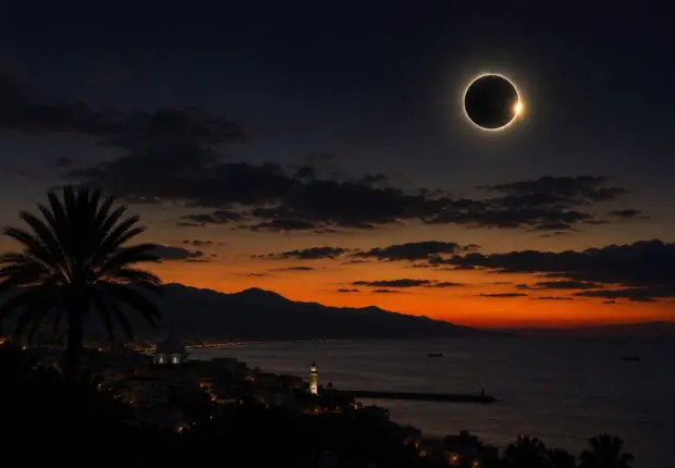 98,6 % du Soleil occulté par la Lune : l&rsquo;Algérie aux premières loges d&rsquo;une éclipse solaire spectaculaire