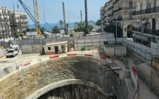 Extension du métro d’Alger : en images, l’état d’avancement du chantier de Bab El Oued