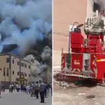 3 morts et des dizaines de personnes piégées dans l&rsquo;incendie d&rsquo;un entrepôt à Hassi Messaoud