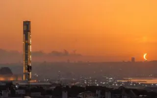 Voici la meilleure photo de l&rsquo;éclipse solaire en Algérie (ministère de la Jeunesse)