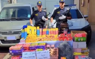 Lutte contre la contrebande : saisie de plus de 8 500 pétards à Bordj Bou Arreridj à la veille du Mawlid