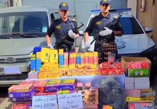 Lutte contre la contrebande : saisie de plus de 8 500 pétards à Bordj Bou Arreridj à la veille du Mawlid