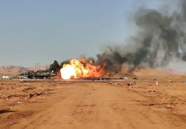 Un puits de gaz prend feu sur un site de Sonatrach : retour sur des heures d&rsquo;extrême tension (images)