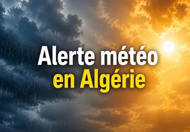 Alerte météo en Algérie : fortes pluies jusqu&rsquo;à ce soir, la chaleur persiste mardi 4 août