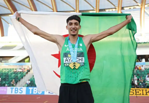 L&rsquo;Algérie célèbre un nouveau champion du monde : Younes Ayachi décroche l&rsquo;or à Eugene