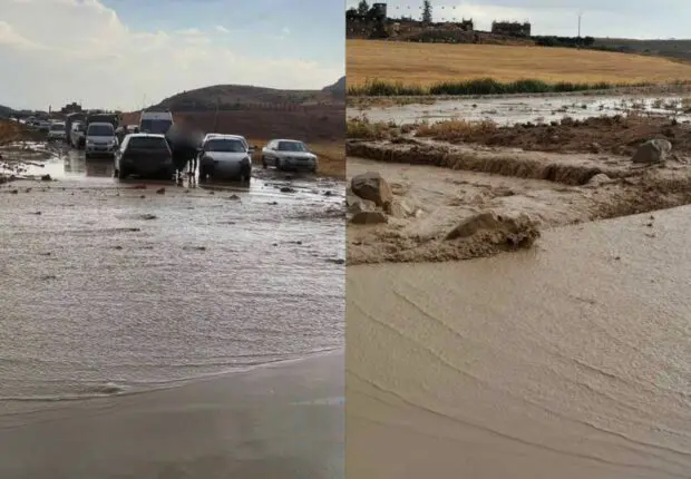 Fortes pluies à Constantine : plusieurs routes fermées en raison de la montée des eaux