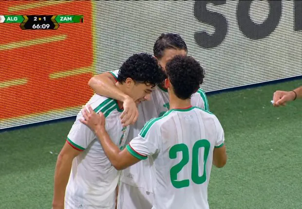 Hemdani gagne ses débuts : Algérie 3-1 Zambie