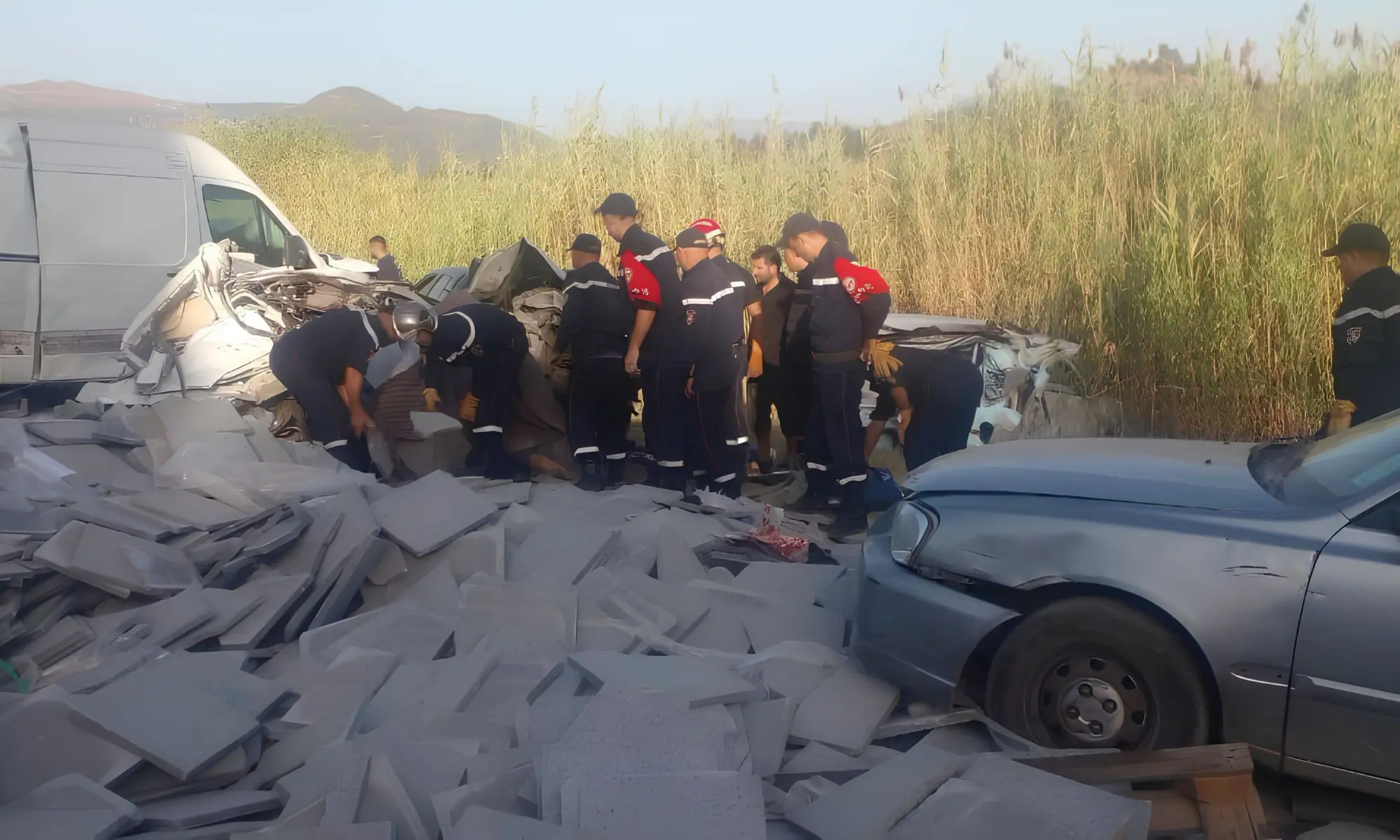 Violent carambolage impliquant 11 véhicules à Tizi Ouzou : le bilan final de l’accident dévoilé