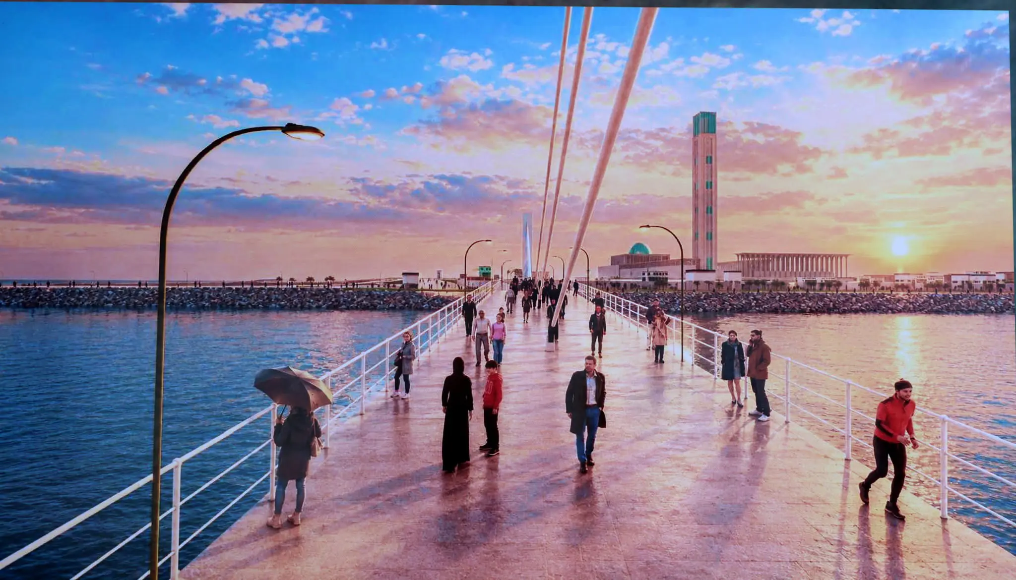 Nouvelles routes et littoral métamorphosé : avancée des travaux et futur visage d&rsquo;Alger en images