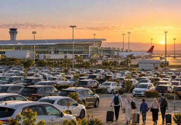 Parking aéroport d&rsquo;Alger : le tarif passe à 2 000 DA par jour