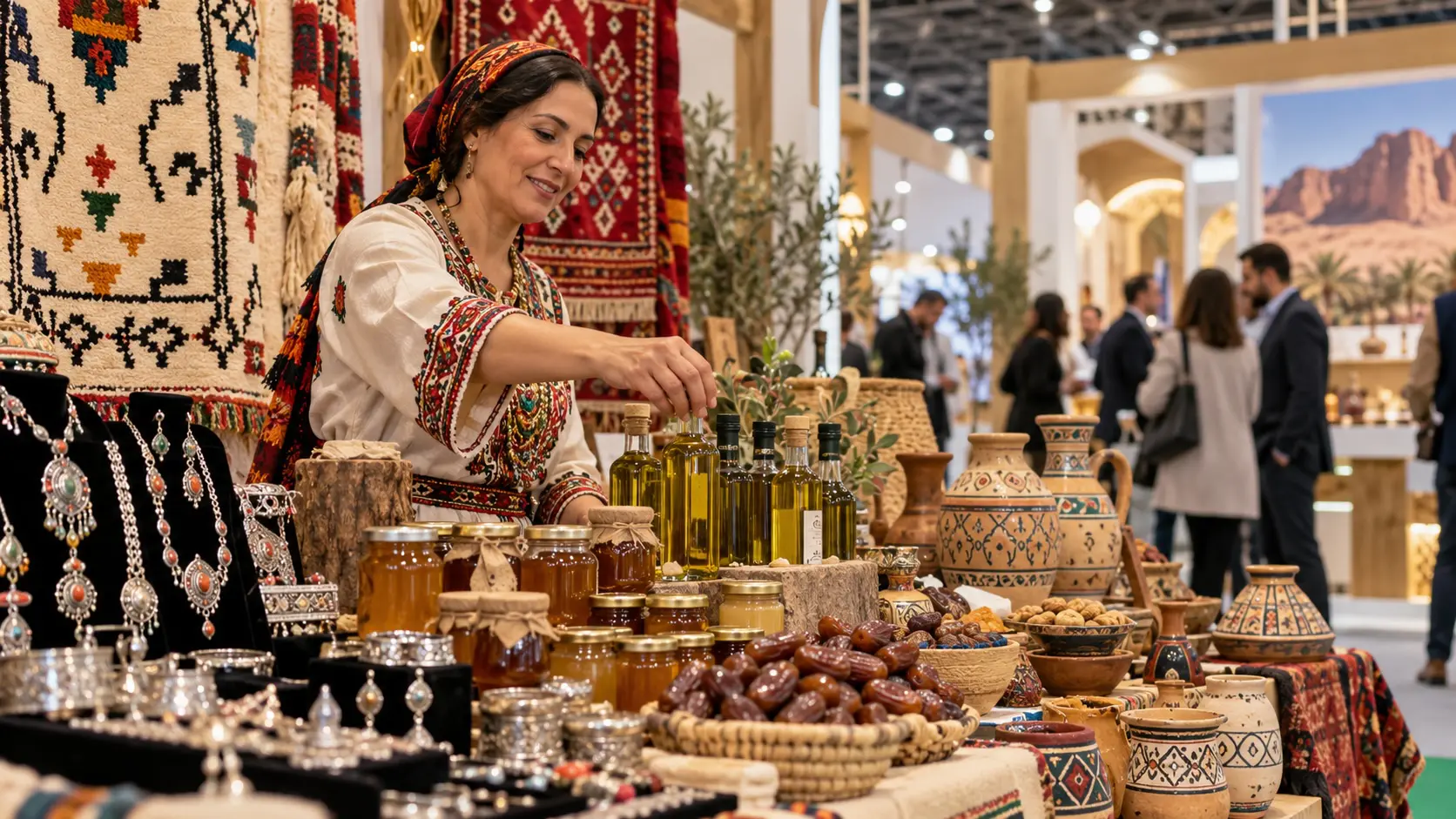 Artisanat, dattes, tapis : le pavillon Algérie séduit la Foire de Marseille jusqu’au 5 octobre