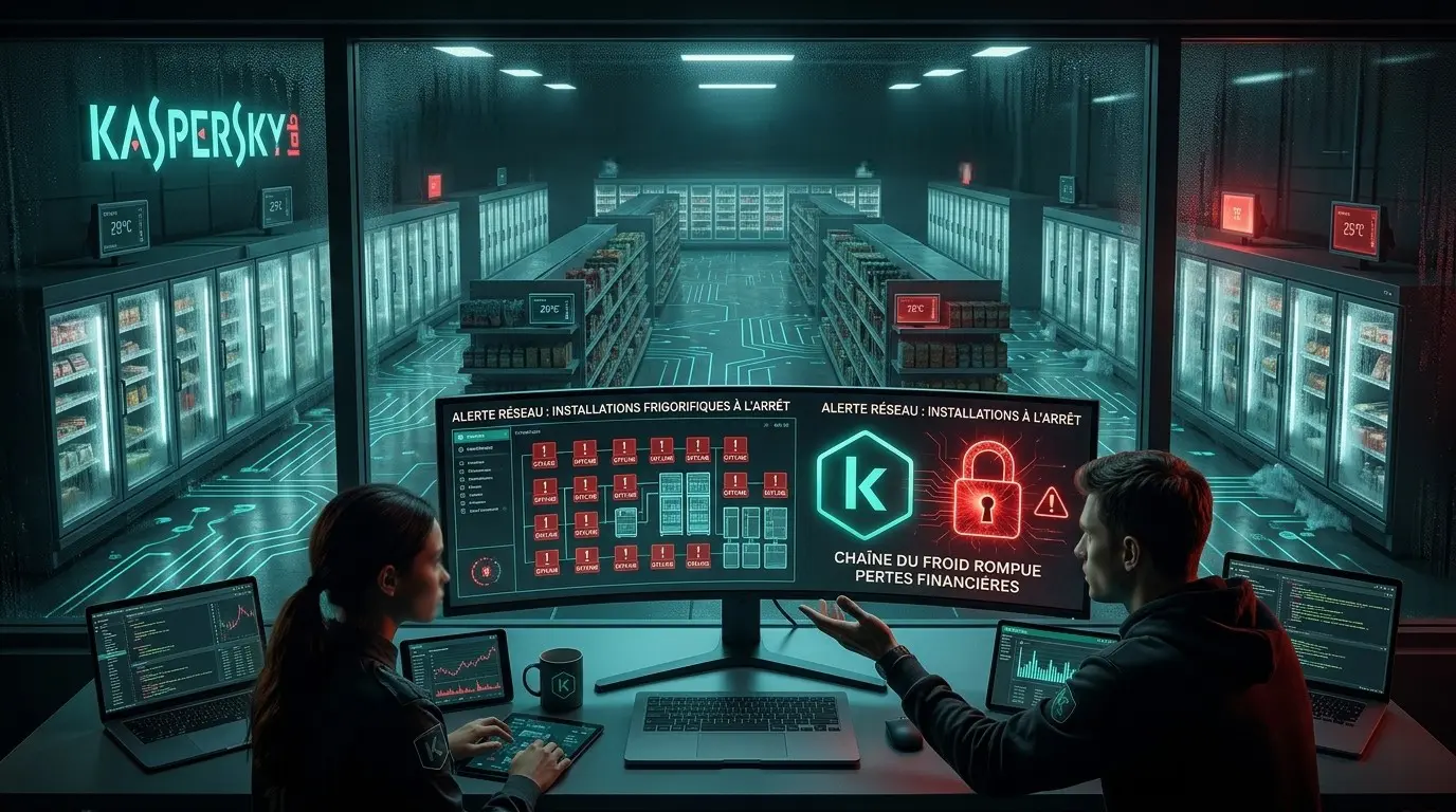 Cyberattaque contre des supermarchés : Kaspersky décrypte le piratage des systèmes frigorifiques