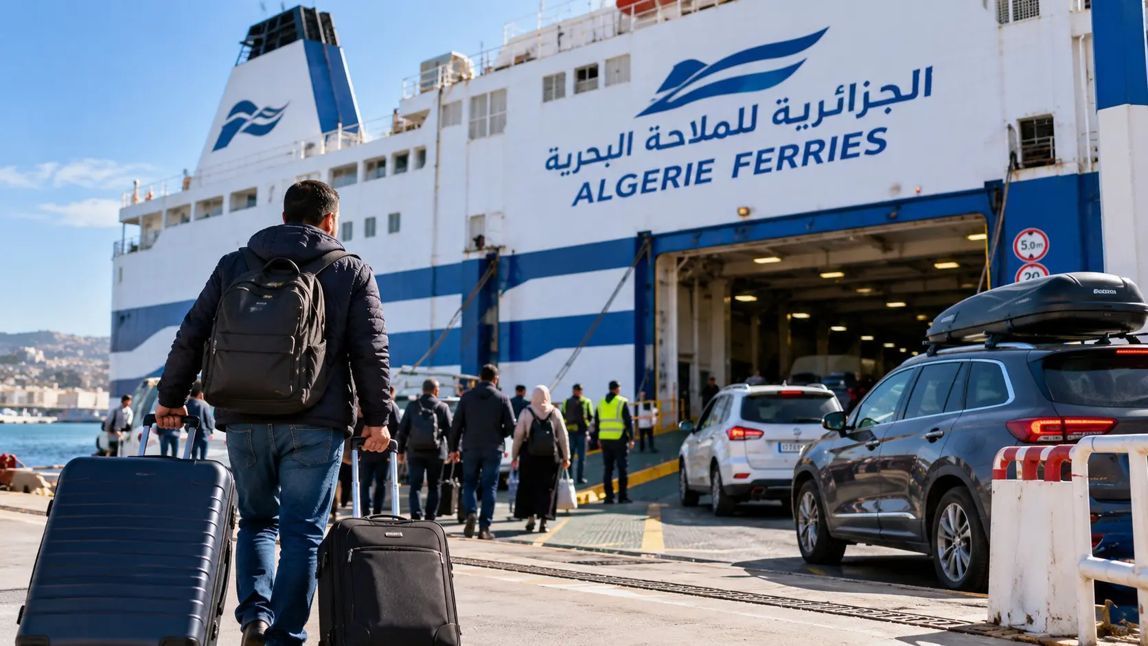 Bagages Algérie Ferries : 30 kg en économique, 60 kg en cabine, les règles à connaître