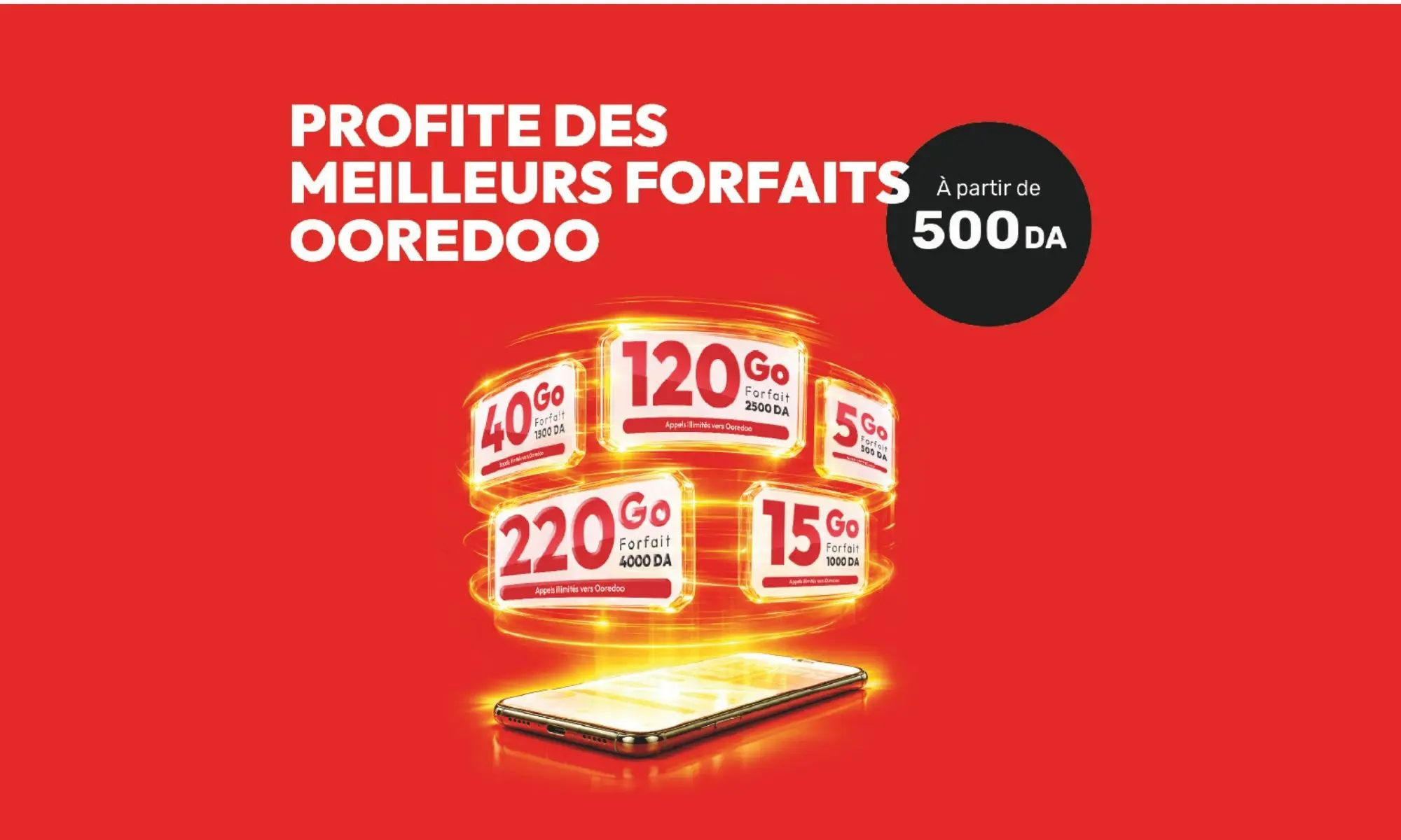 Ooredoo Algérie enrichit son offre prépayée : jusqu&rsquo;à 220 Go et des appels illimités