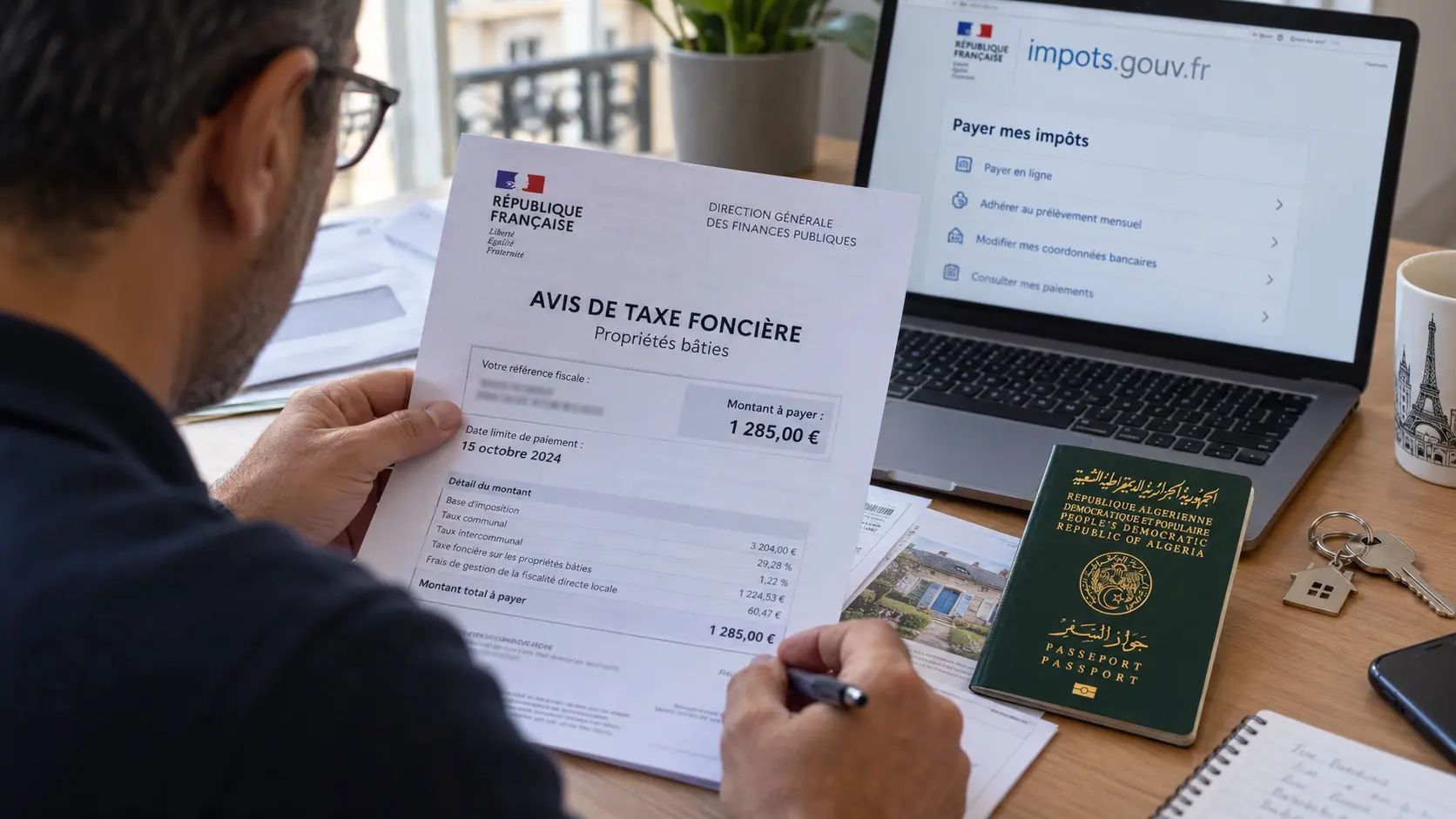 Algériens propriétaires en France : comment éviter la majoration de 10 % sur la taxe foncière ?