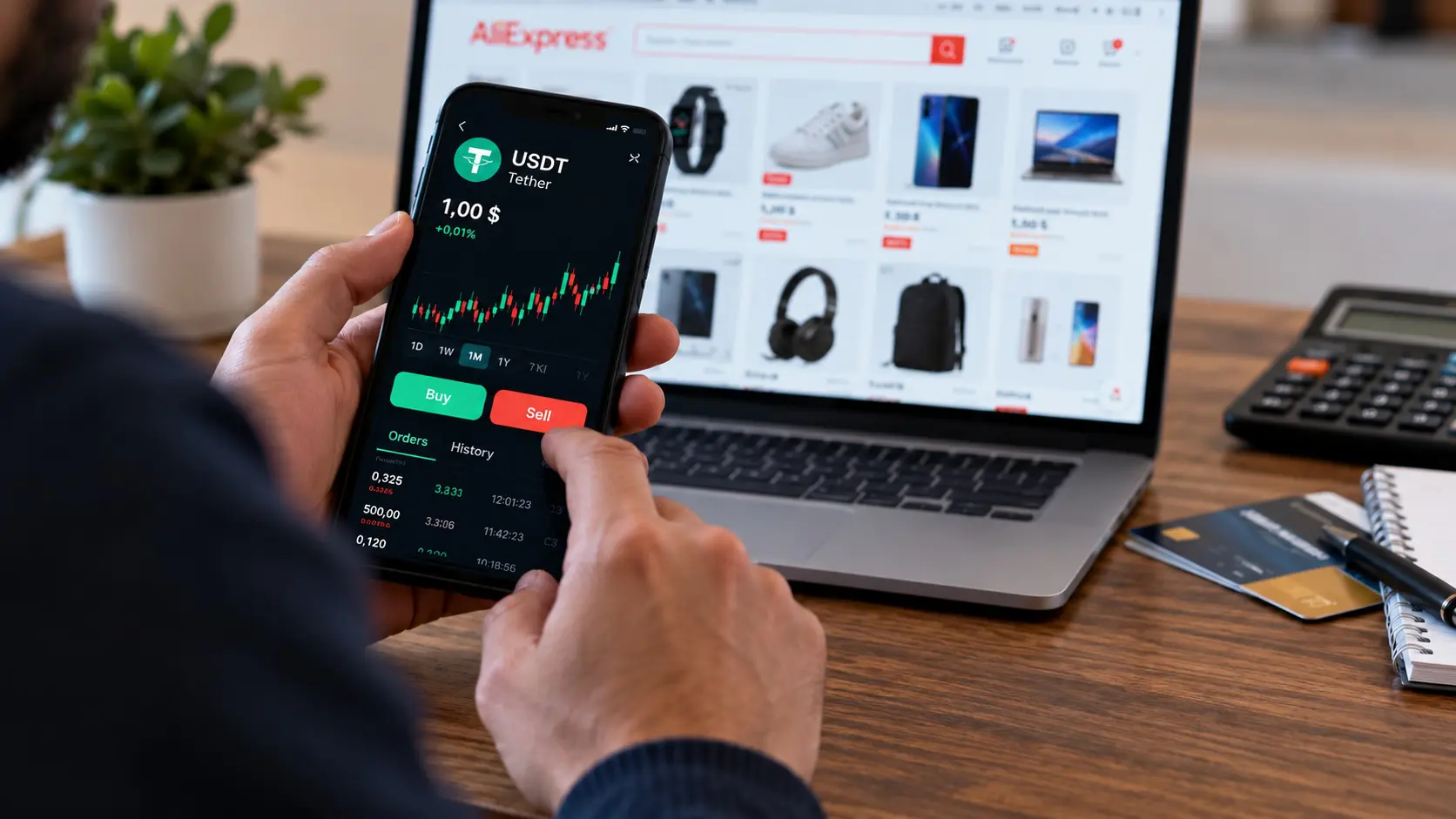 USDT entre 250 et 260 DA : plus cher que le dollar au marché noir, mais interdit en Algérie