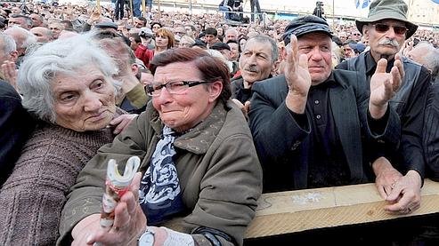 Géorgie : 20.000 personnes se rassemblent contre Saakachvili