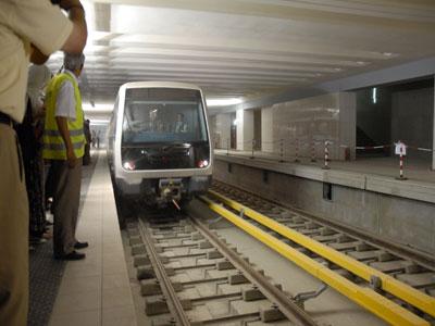 Le métro d&rsquo;Alger mis en service avant la fin de l&rsquo;année