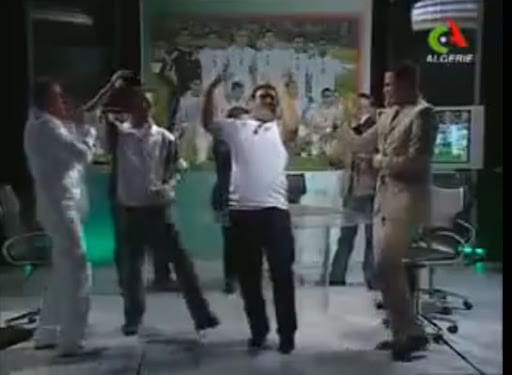 Algérie fête à Canal Algérie après la victoire face a l&rsquo;Egypte 18/11/2009