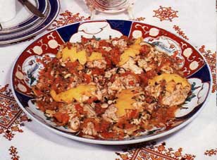 Mokh mchermel (Cervelle de mouton en sauce)