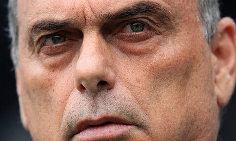 Avram Grant : a propos de son éventuel départ de portsmouth