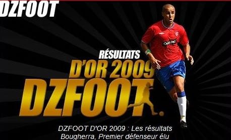 Bougherra élu «DZfoot d’or 2009»