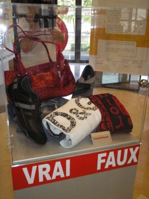 Lutte contre la contrefaçon