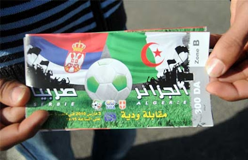 Algérie-Serbie : 5000 DA le ticket