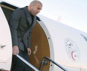 Arrivée de Zineddine Zidane à Alger