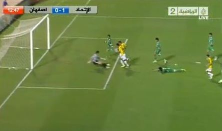 But de Ziaya Abdelmalek avec Ittihad Jada