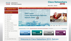 « Cisco Networkers Bahreïn 2010 » Une expérience exclusive du « Networking Humain »