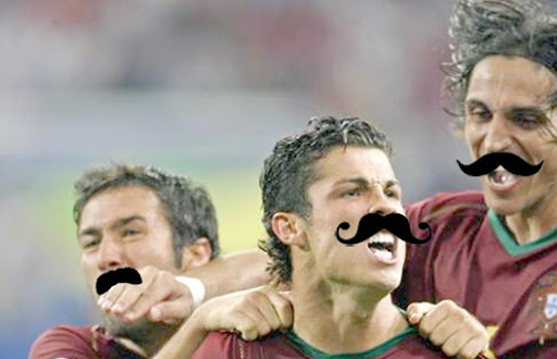 Les Portugais moustachus au Mondial ?