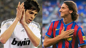 Kaka et Ibrahimovic out pour le « Clasico » d&rsquo;Espagne